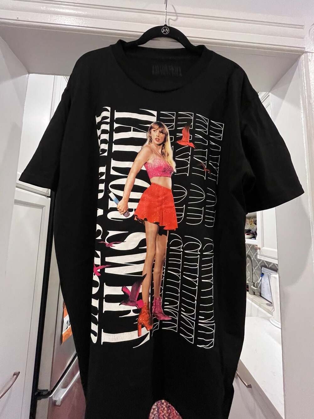 Taylor Swift The Eras Tour XL 2023-2024 Black Tour T-Shirt